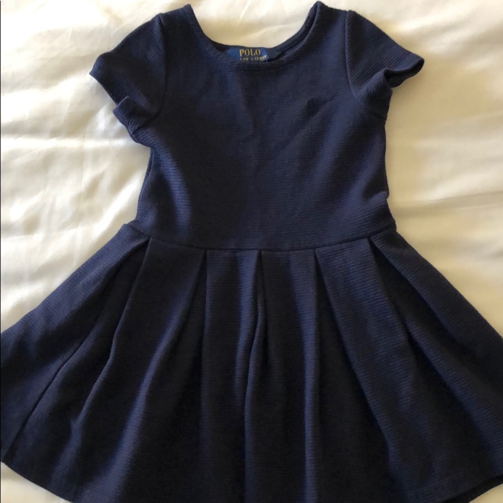 Ralph Lauren navy toddler dress. Like new! 3T